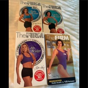 The FIRM Exercise Videos. 4 VHS. Smoke Free Home.